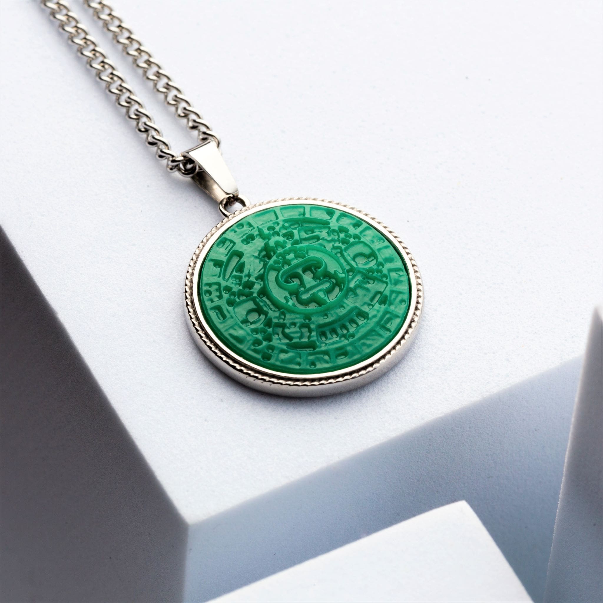 AZTEC SUN STONE (GREEN STONE)